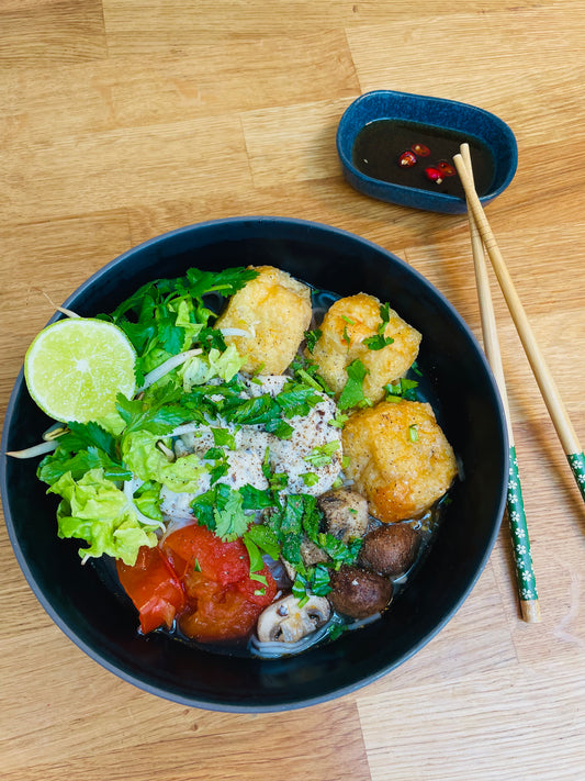 Bún Riêu Chay - Veggie noedelsoep met tomaten en tofu (NIEUW!!!)