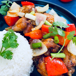 Cơm Cánh Gà Chiên Mắm Ớt - Vietnamese geglaceerde kippenvleugeltjes